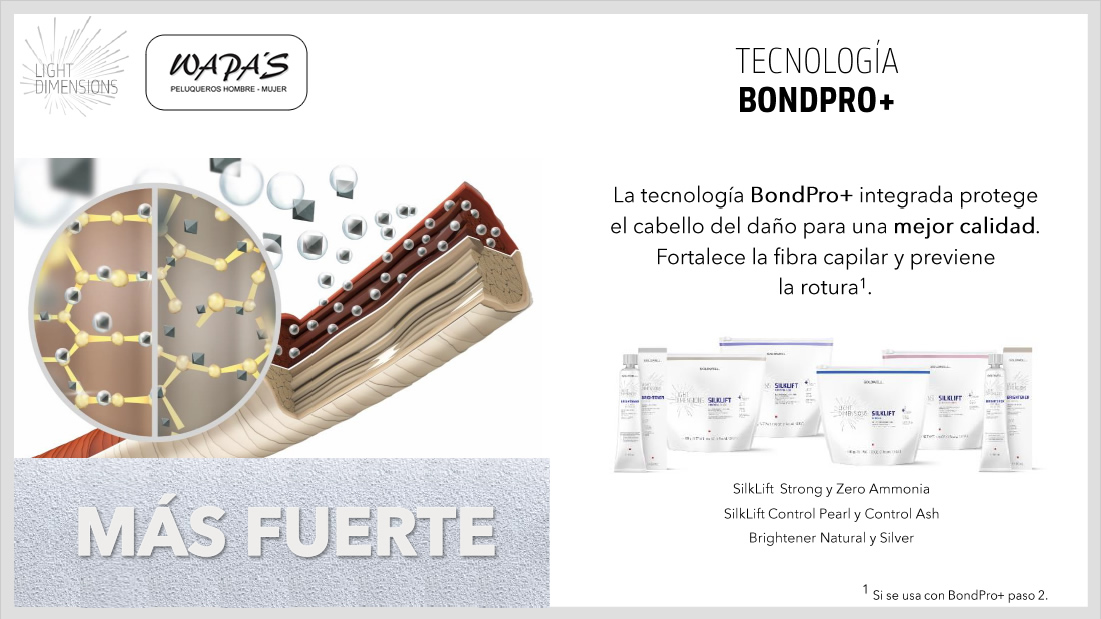 Goldwell Light Dimensions - tecnología Bondpro+ goldwell light dimensions tecnología bondpro+