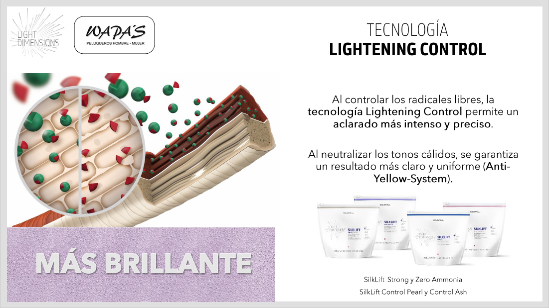 Goldwell Light Dimensions - tecnología Lightening Control goldwell light dimensions tecnologia lightening control