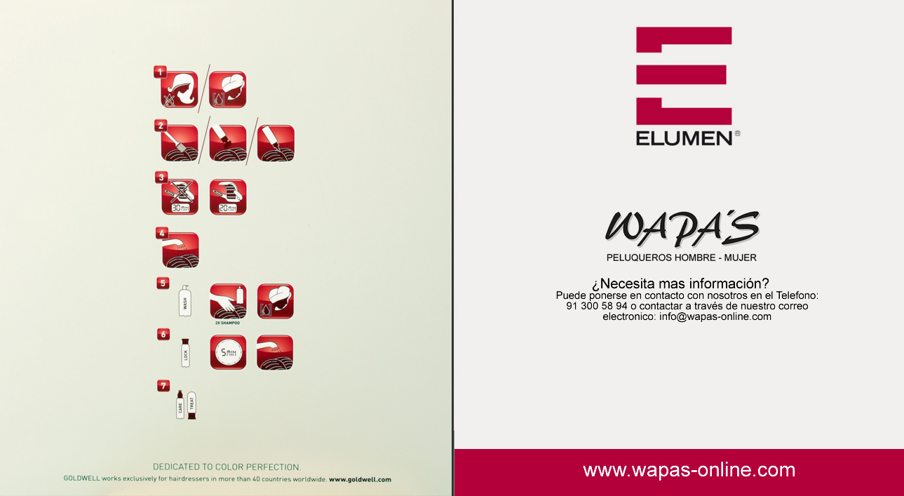 carta de color elumen aplicación productos