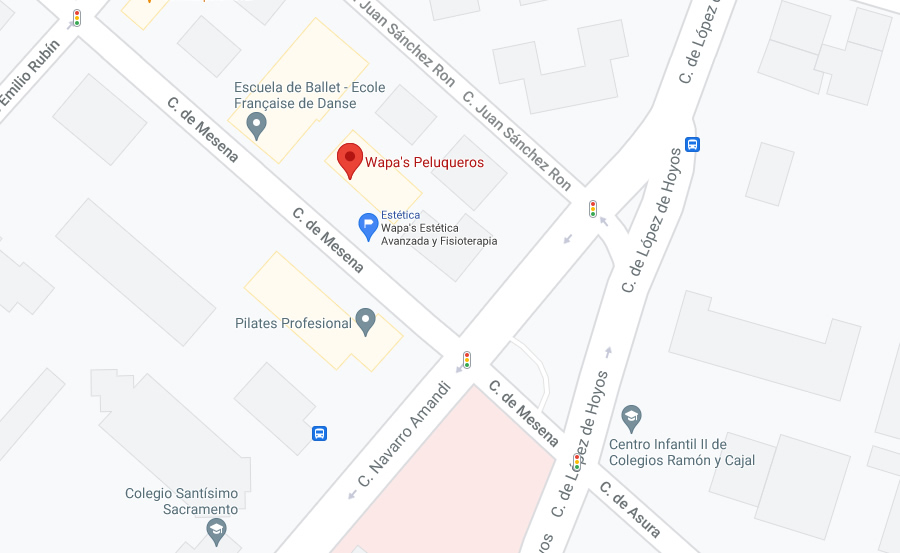Situación Wapa's Peluqueros