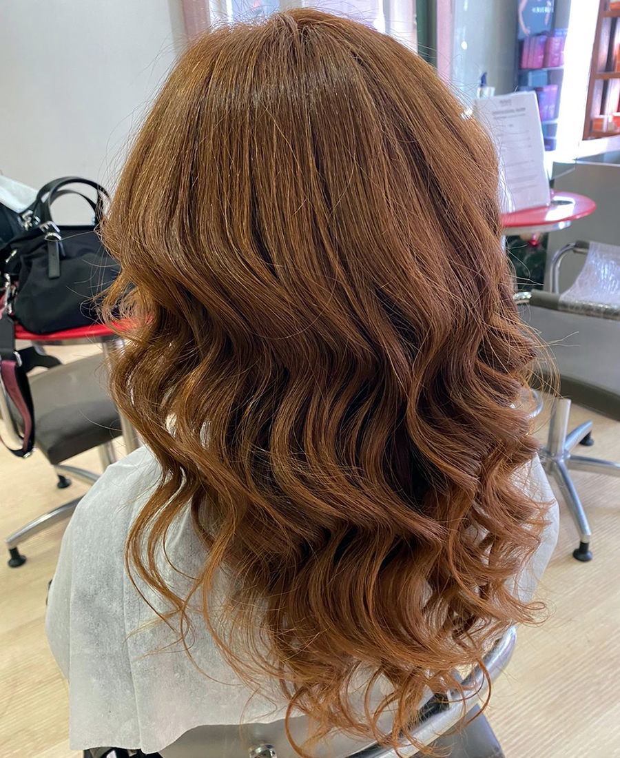 Coloracion cabello color marron tierra | Wapas Peluqueria coloracion cabello color marron