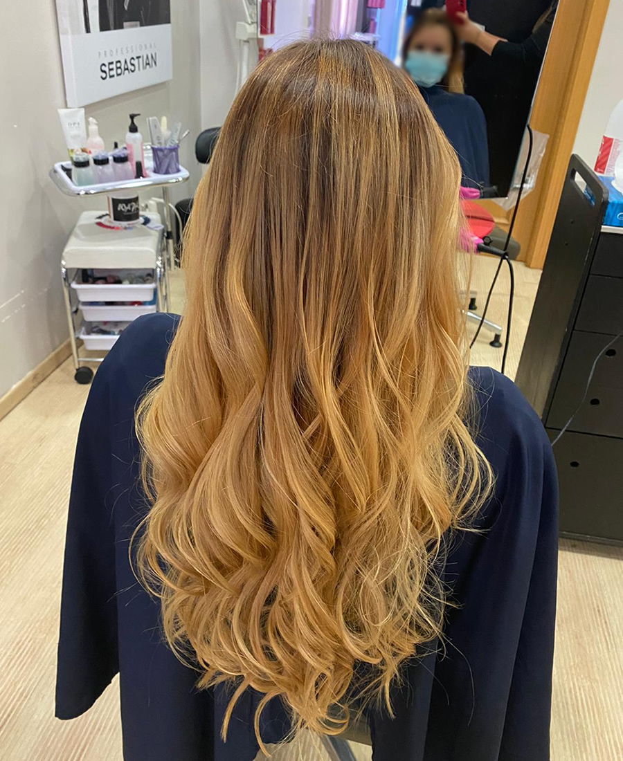 Coloracion cabello balayage rubio | Wapas Peluqueria coloracion cabello balayage rubio