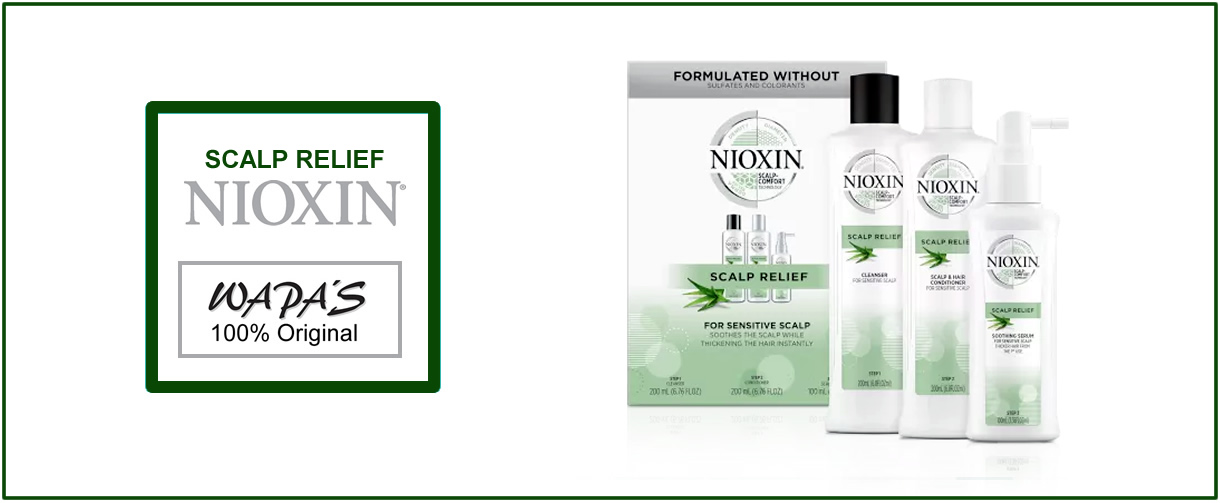 Nioxin Scalp Relief - cuero cabelludo sensible nioxin scalp relief