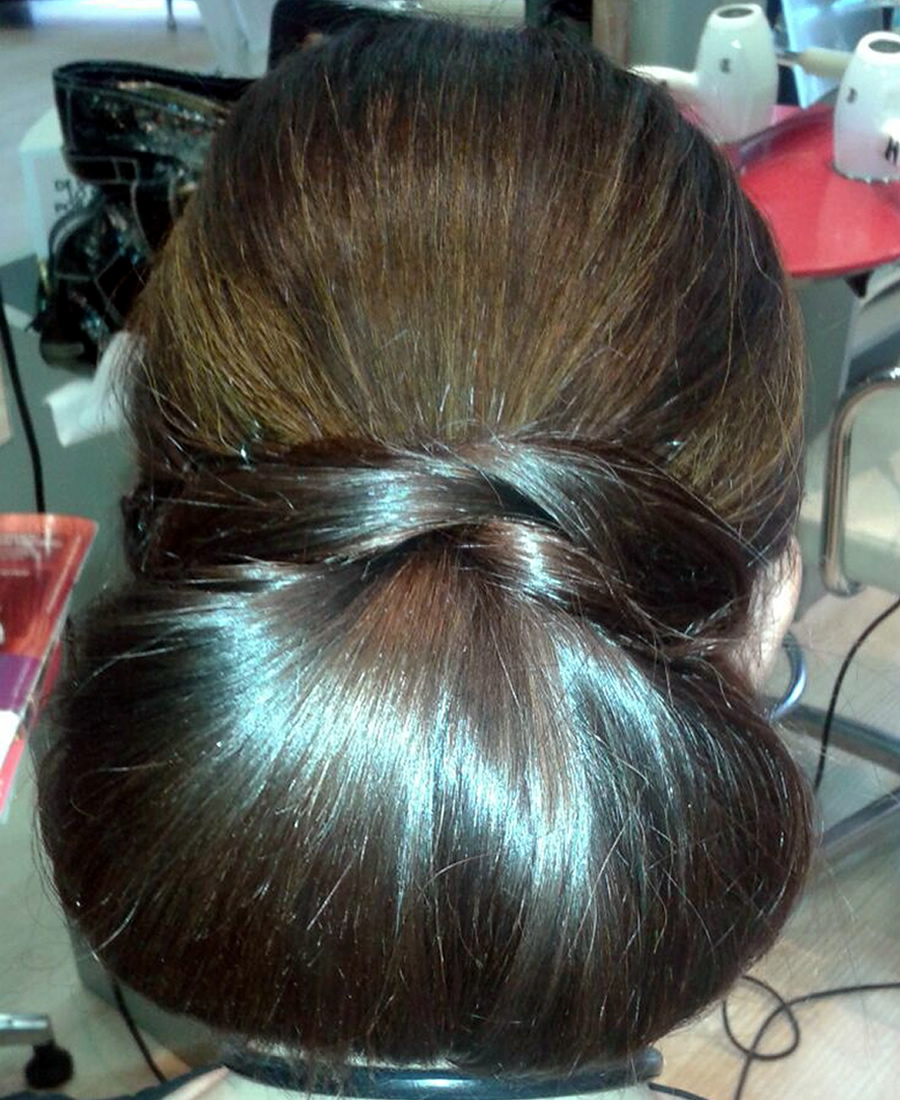 Recogido copa baja | Wapas Peluqueria recogido de copa baja